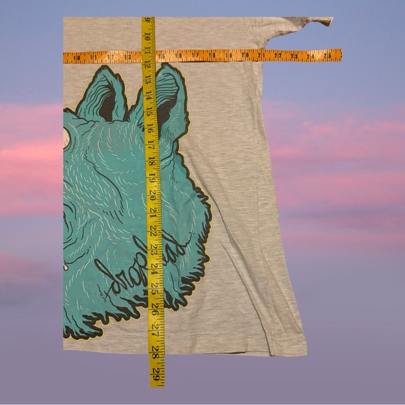 Drop Dead Clothing Wolf Bolt Thrower Shirt Metal Bring Me The Horizon Scene Emo - Picture 3 of 6